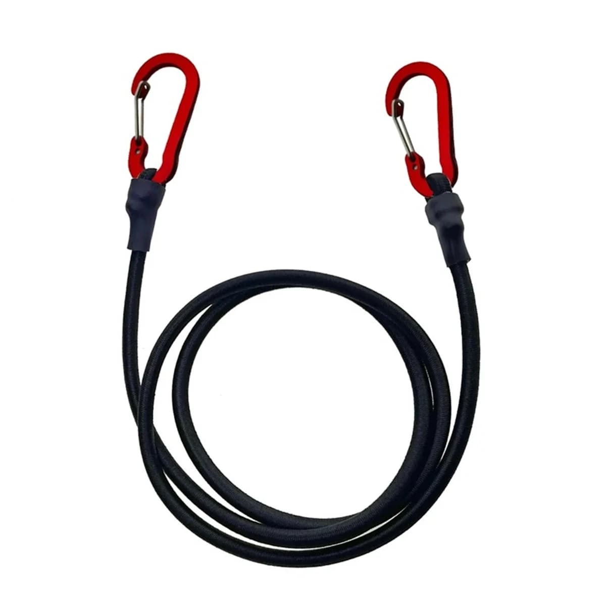 Heavy Duty Bungee Cord Elastic Tie Strap String Carabiner Hooks Kayak Cycling Luggage Packing Ropes Camping Accessories - Image 1