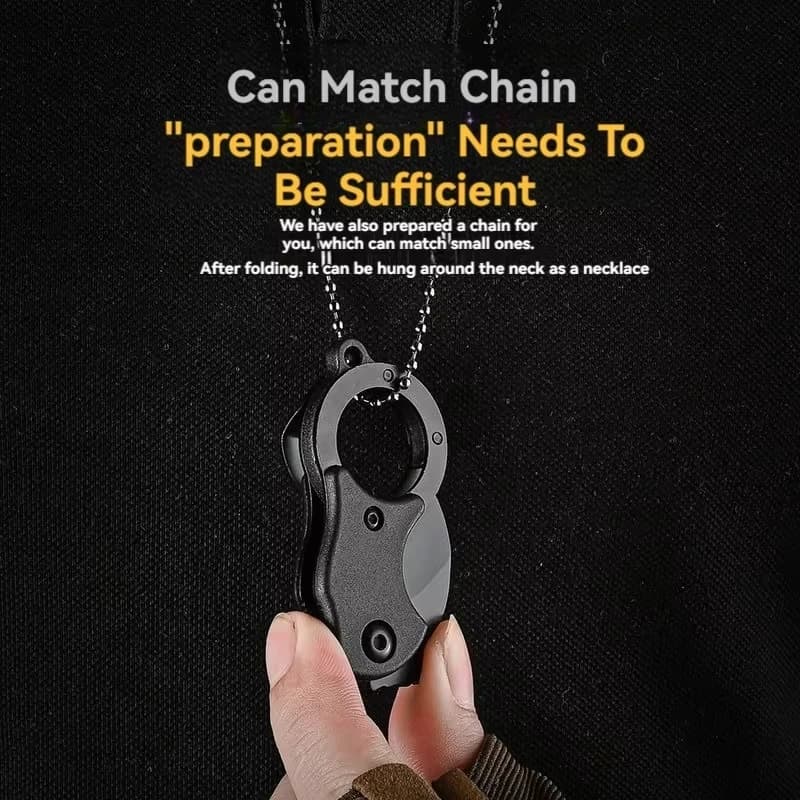 1pcs NEW Mini Keychain Pocket Knife Stainless Steel Camping Small Mini Portable Knife Peeler Fixed Blade Multi EDC Tool with Cha - Image 3