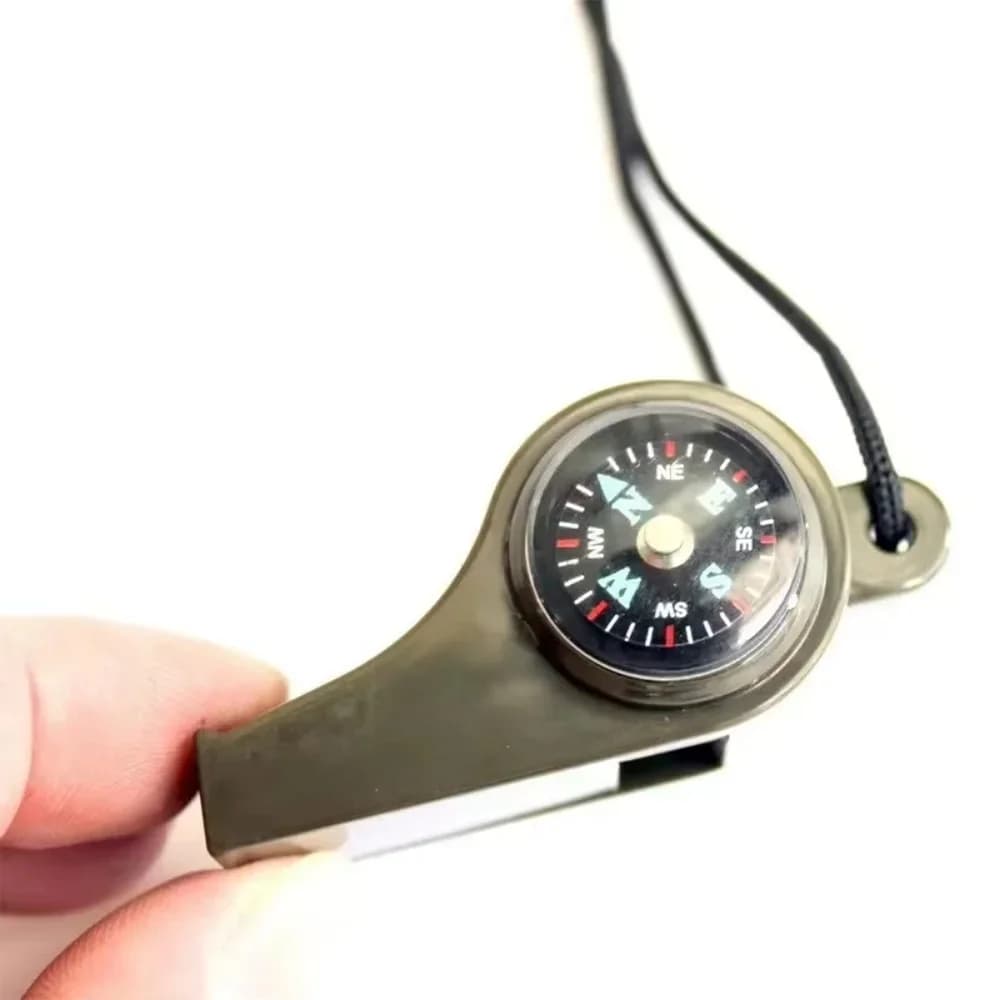 3in1 Outdoor Emergency Whistle with Compass, Thermometer, Outdoor Whistle, Convenient to Carry Suitable for Camping and Hiking - Image 4