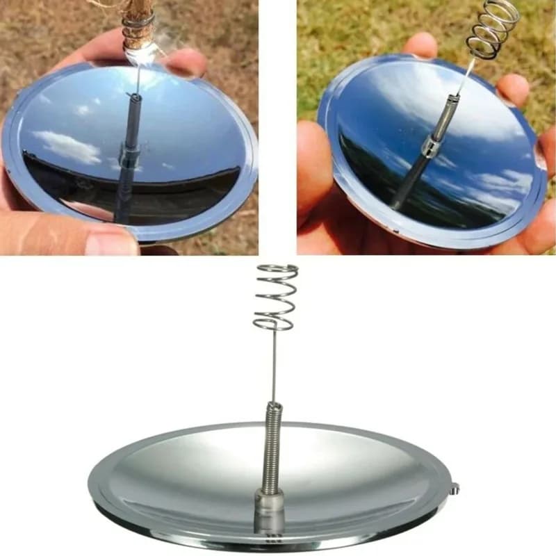 Solar Lighter Outdoor Fire Ignition Waterproof Windproof Emergency Travel Kits Portable Camping Hiking Wild Survival Tool Gear - Image 3