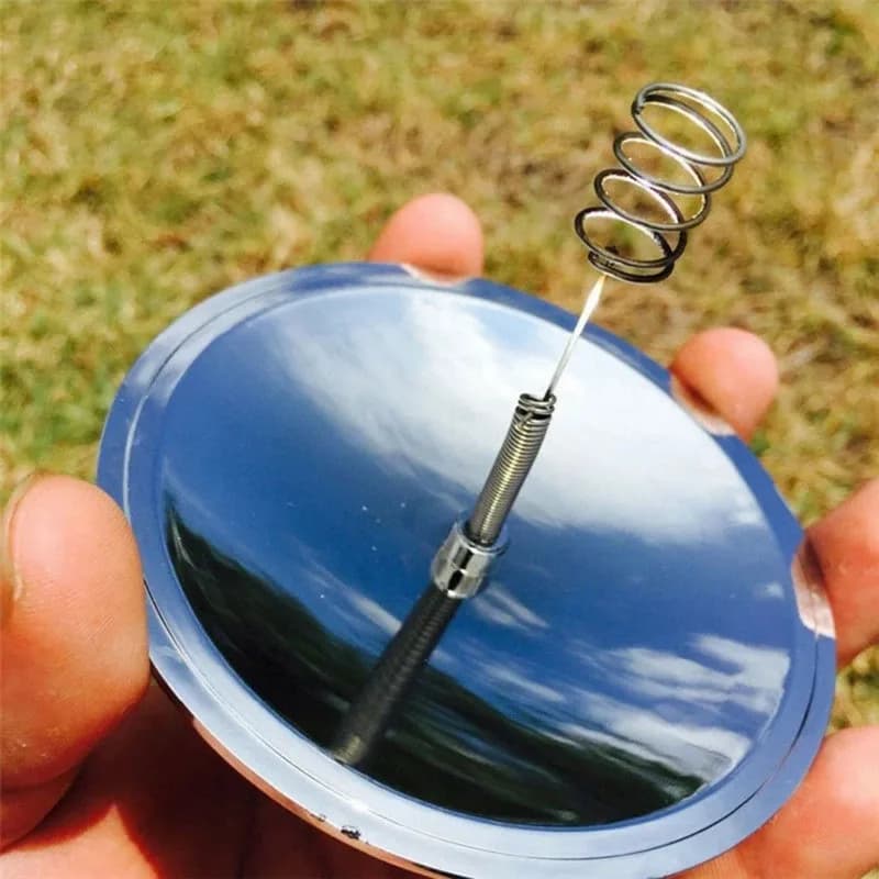 Solar Lighter Outdoor Fire Ignition Waterproof Windproof Emergency Travel Kits Portable Camping Hiking Wild Survival Tool Gear - Image 4