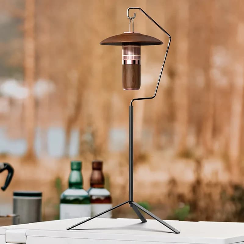TARKA Ultralight Lantern Stand Tabletop Hanger Light Holder Folding Detachable Outdoor Portable Lightweight Tripod Light Stand - Image 4