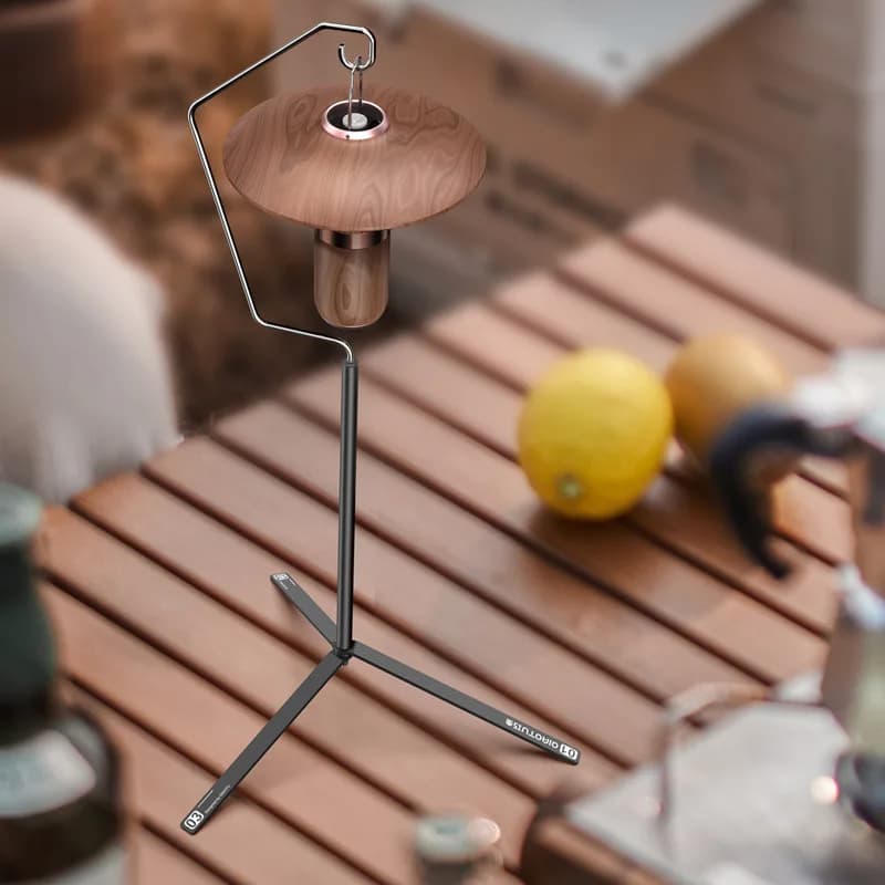 TARKA Ultralight Lantern Stand Tabletop Hanger Light Holder Folding Detachable Outdoor Portable Lightweight Tripod Light Stand - Image 5
