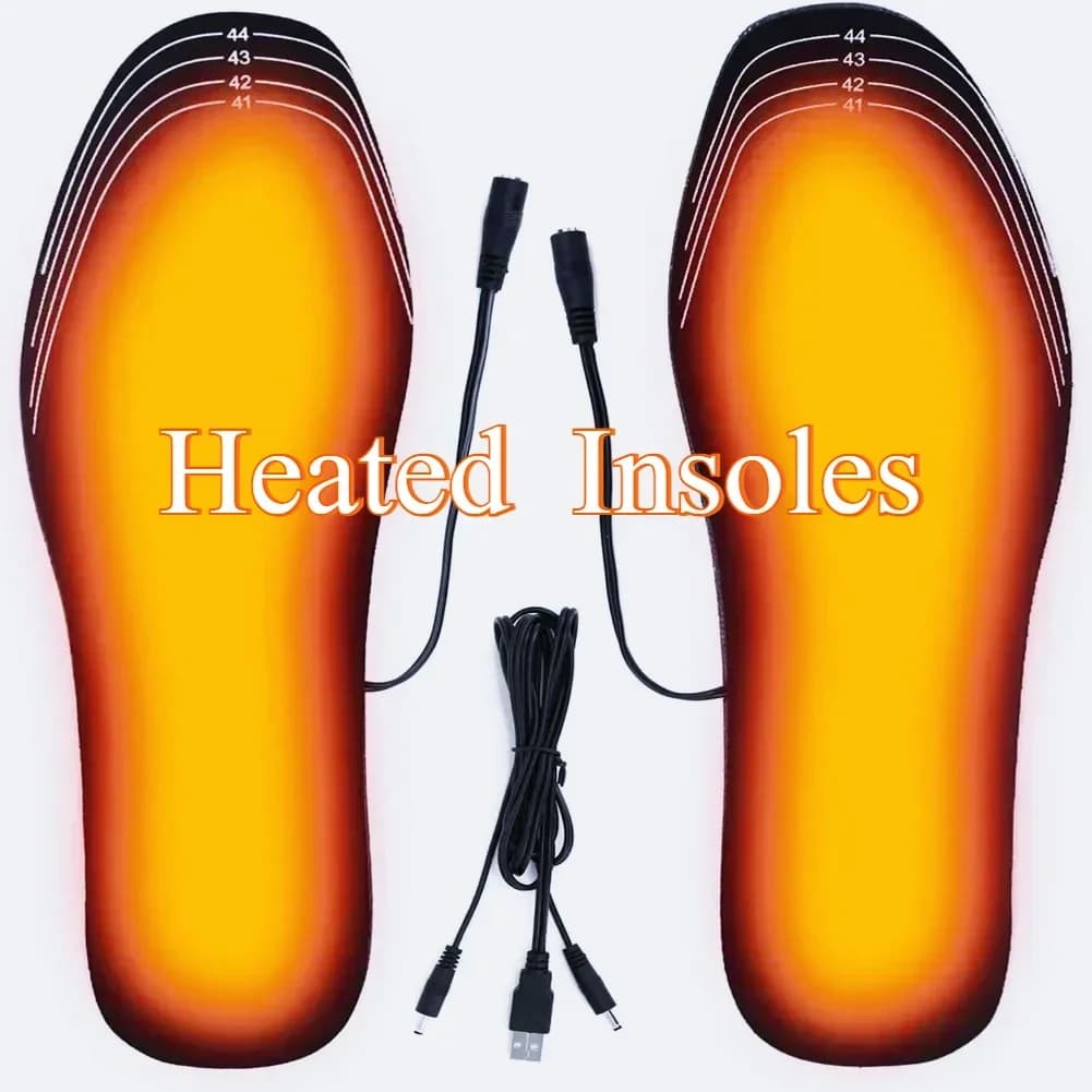 USB Heated Insoles for Shoes Electric Foot Warming Pad Winter Feet Warmer Sock Mat Outdoor Sports Shoe Heating Insole - Image 3