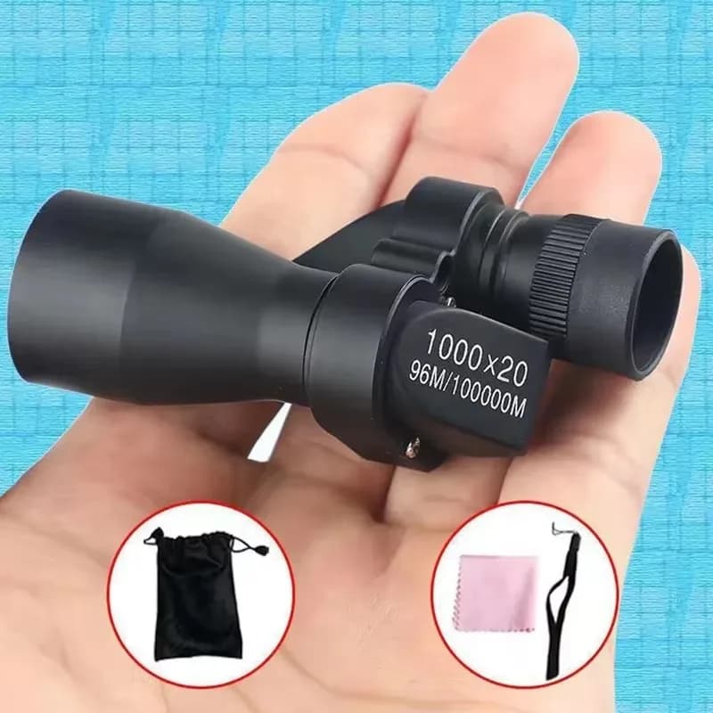 Portable Mini Pocket Monocular Telescope with 1000x Magnification 20mm Lens for Outdoor Fishing Hunting Camping Observation - Image 1