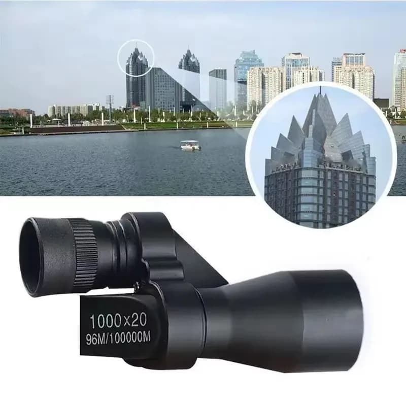 Portable Mini Pocket Monocular Telescope with 1000x Magnification 20mm Lens for Outdoor Fishing Hunting Camping Observation - Image 3