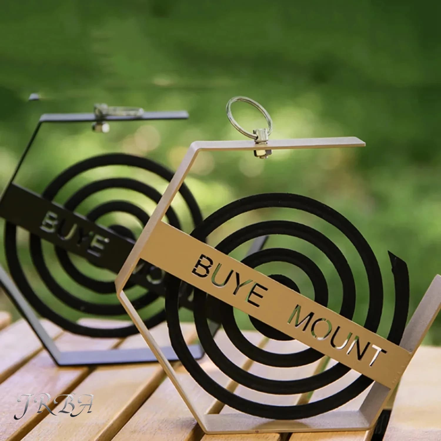 Outdoor Hanging Mosquito Coil Holder Black Camping Supplies Hiking Tourist Mosquito Coil Tray Essential Camping Tool - Image 3
