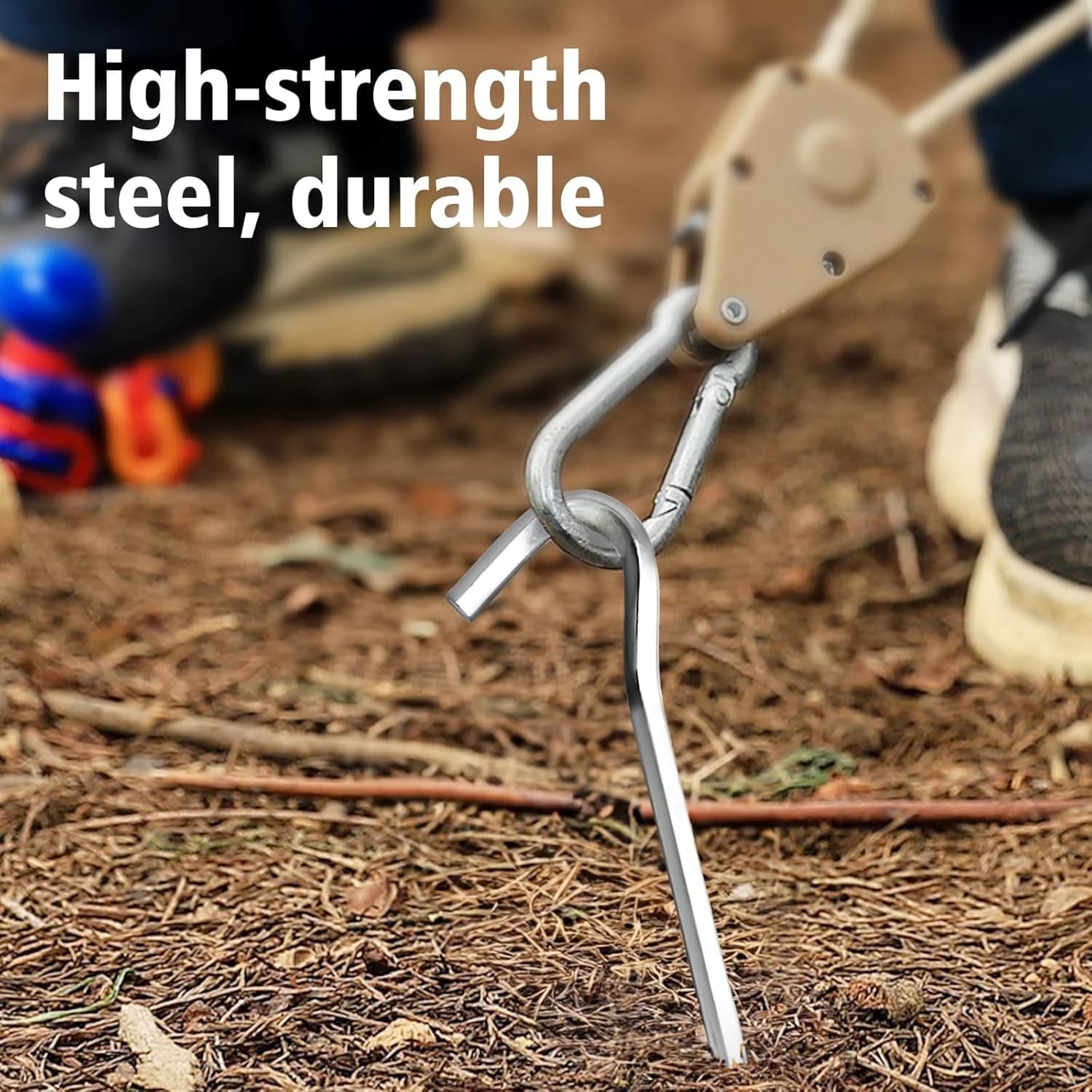 Lightweight Tent Pegs Campsite Ground Nails, 5pc/10pc 18cm Aluminum Alloy Shelter Tent Stakes, Camping Tent Accessories - Image 3