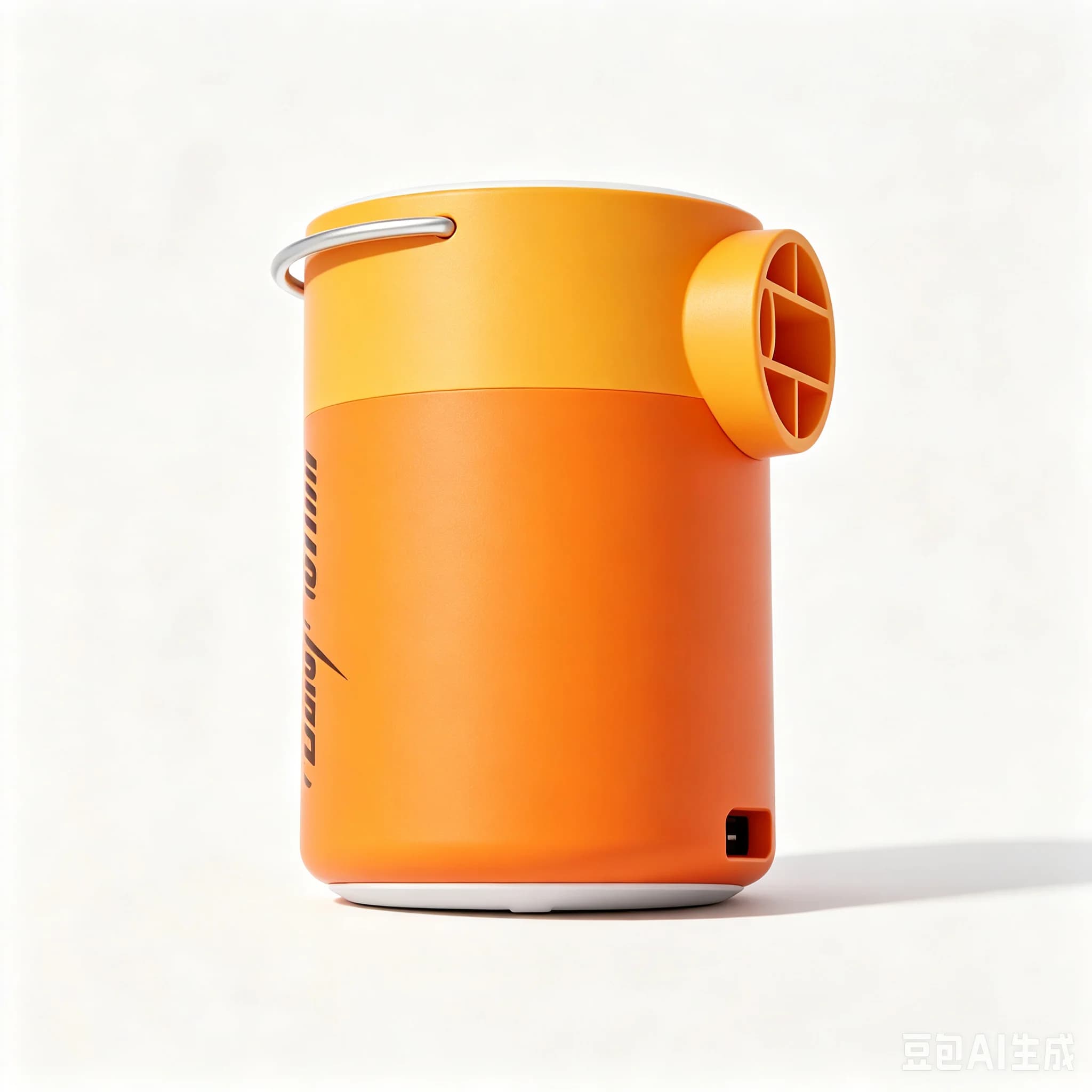 Mini Portable Air Inflator with LED Light Type-C Rechargeable Lightweight Pump for Outdoor Camping variant