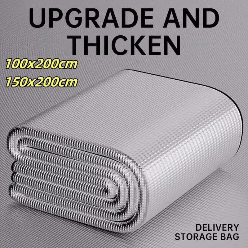 Waterproof Mat Double-sided Aluminum Film Moisture-Proof Mat Portable Picnic Mat Outdoor Tent Camping Beach Moisture-Proof Mat - Image 1