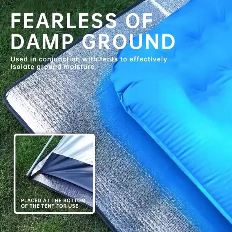 Waterproof Mat Double-sided Aluminum Film Moisture-Proof Mat Portable Picnic Mat Outdoor Tent Camping Beach Moisture-Proof Mat - Image 4