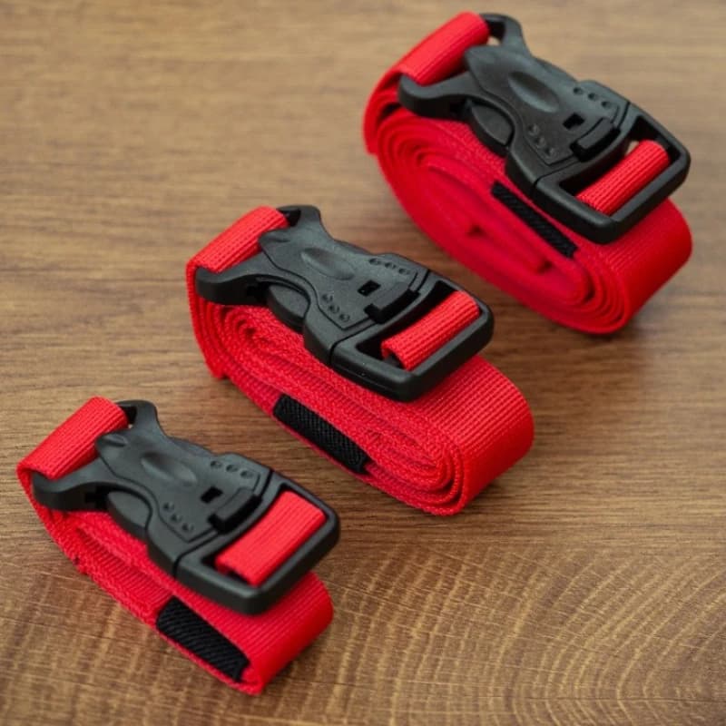 4/2/1PCS Cargo Tie Luggage Lash Belt Strap Buckle Camping Nylon Travel Kits Buckle Tie-Down Belt Cargo Straps for Travel Camping - Image 4