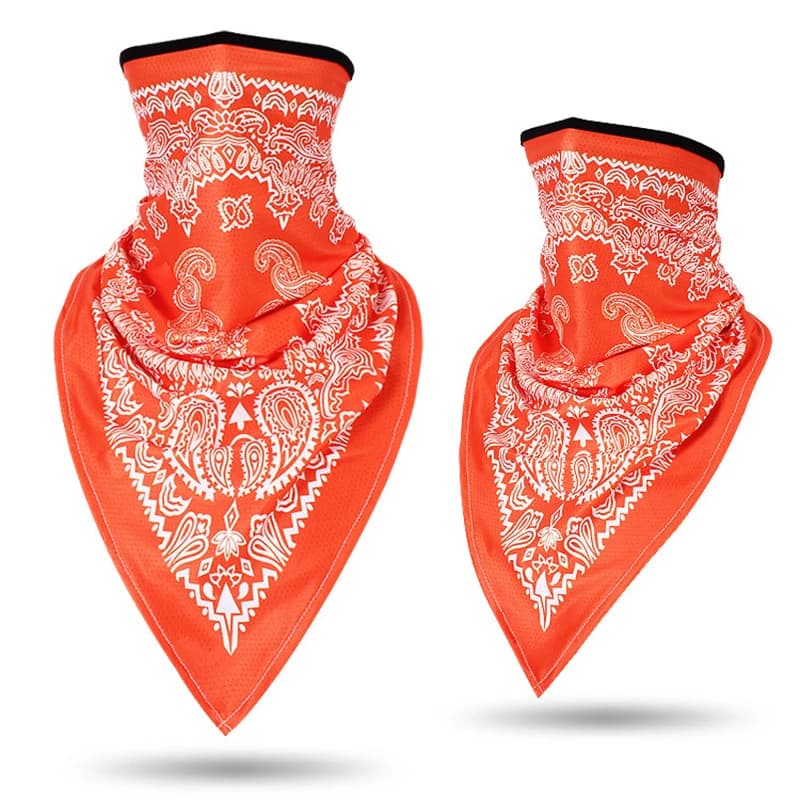 Men Women Bandanna Mask Sports Paisley Bandana Wrap Triangle Face Cover Ski Tube Scarf Fishing Hunting Hiking Neck Gaiter Shield - Image 5