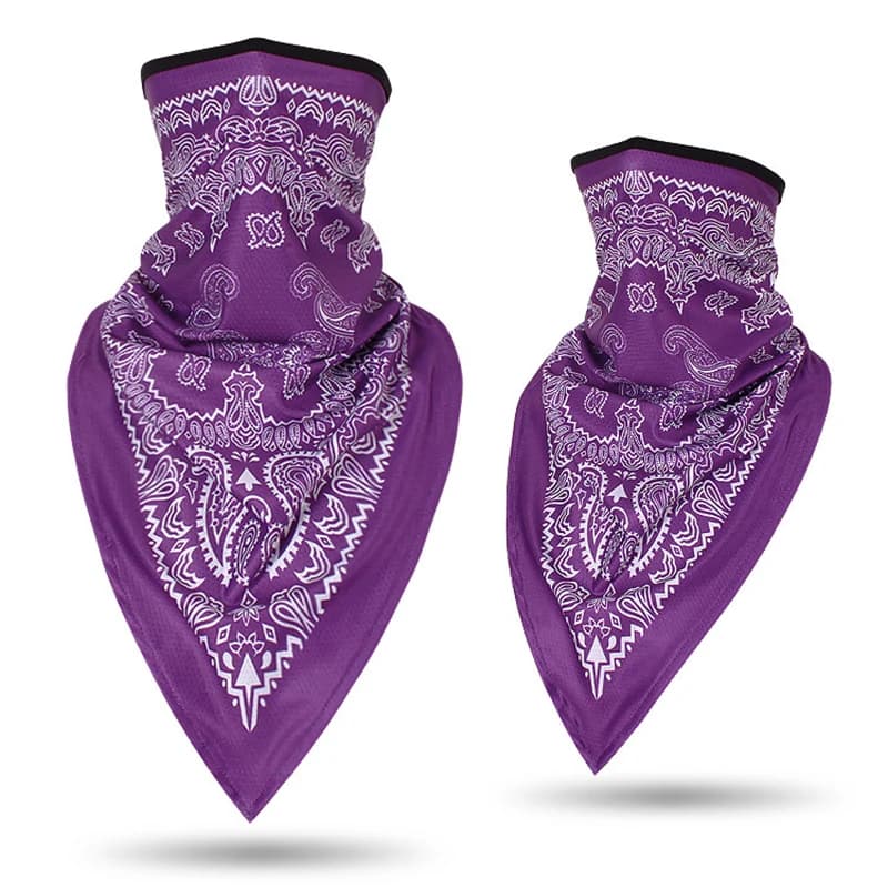 Men Women Bandanna Mask Sports Paisley Bandana Wrap Triangle Face Cover Ski Tube Scarf Fishing Hunting Hiking Neck Gaiter Shield - Image 6