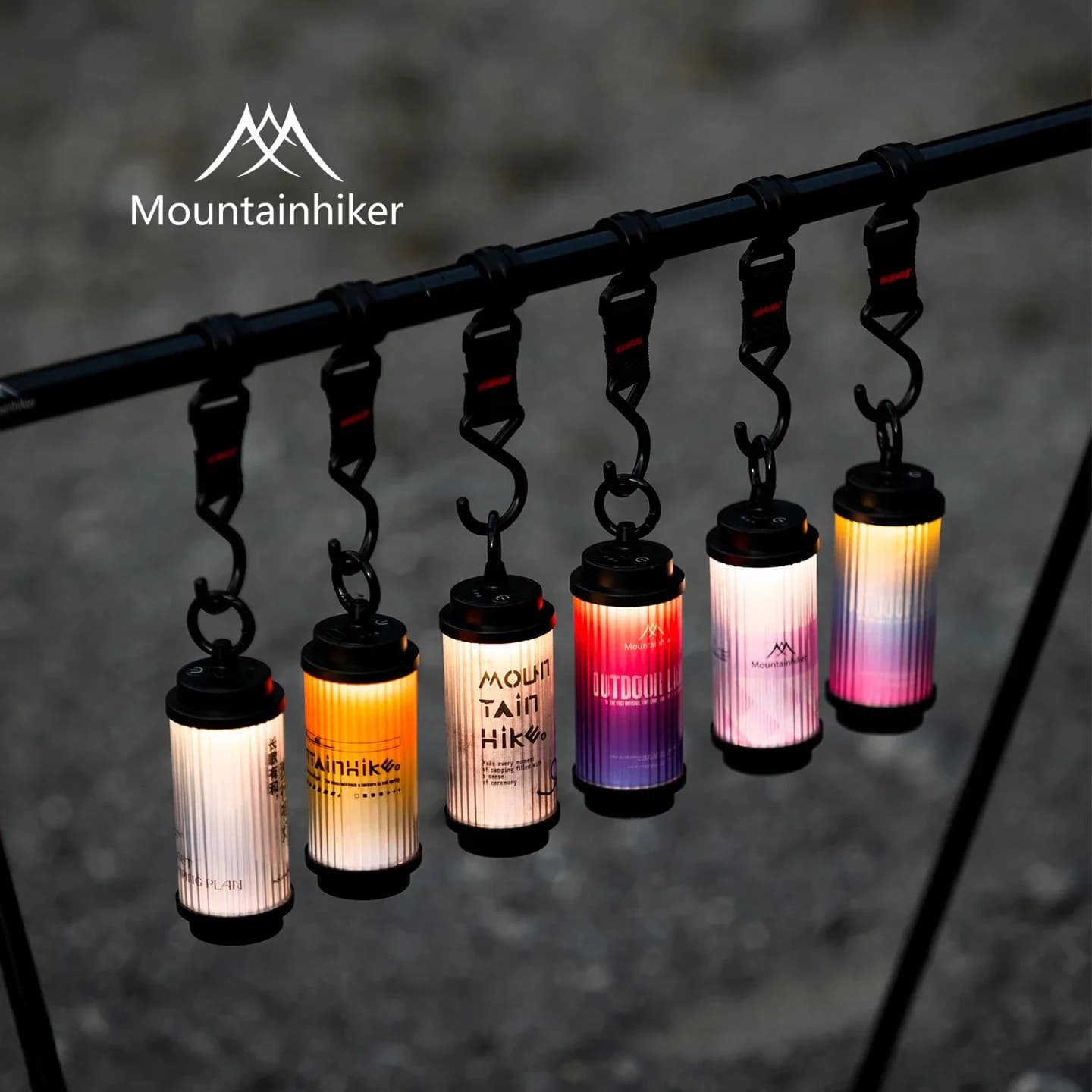 MOUNTAINHIKER 1800mAh LED 38 Ambient Camping Lantern Outdoor Portable Hanging Light with Ultra-Long Battery Life for Ambiance - Image 1