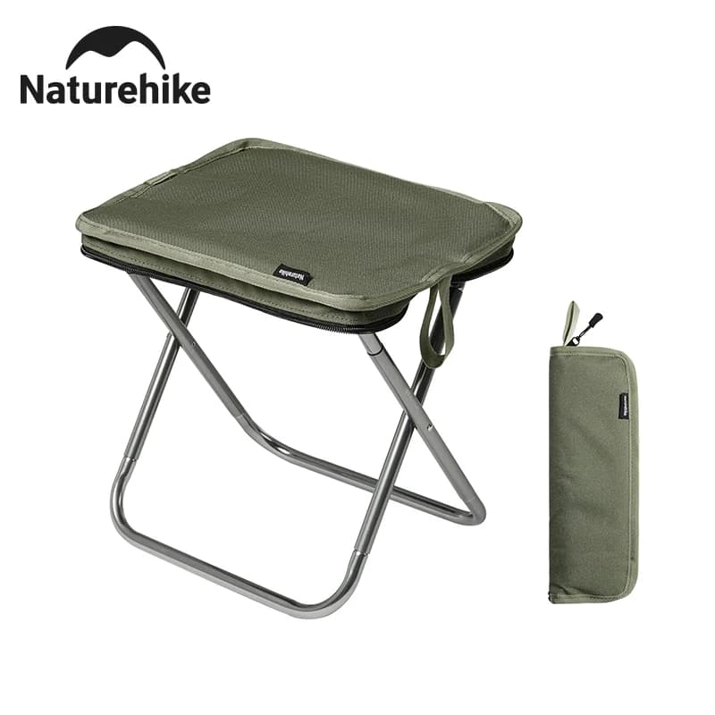 Naturehike Folding Stool for Outdoor Leisure Portable Lightweight Aluminum Chair High Load Travel Camping Foldable Fishing Chair - Image 1
