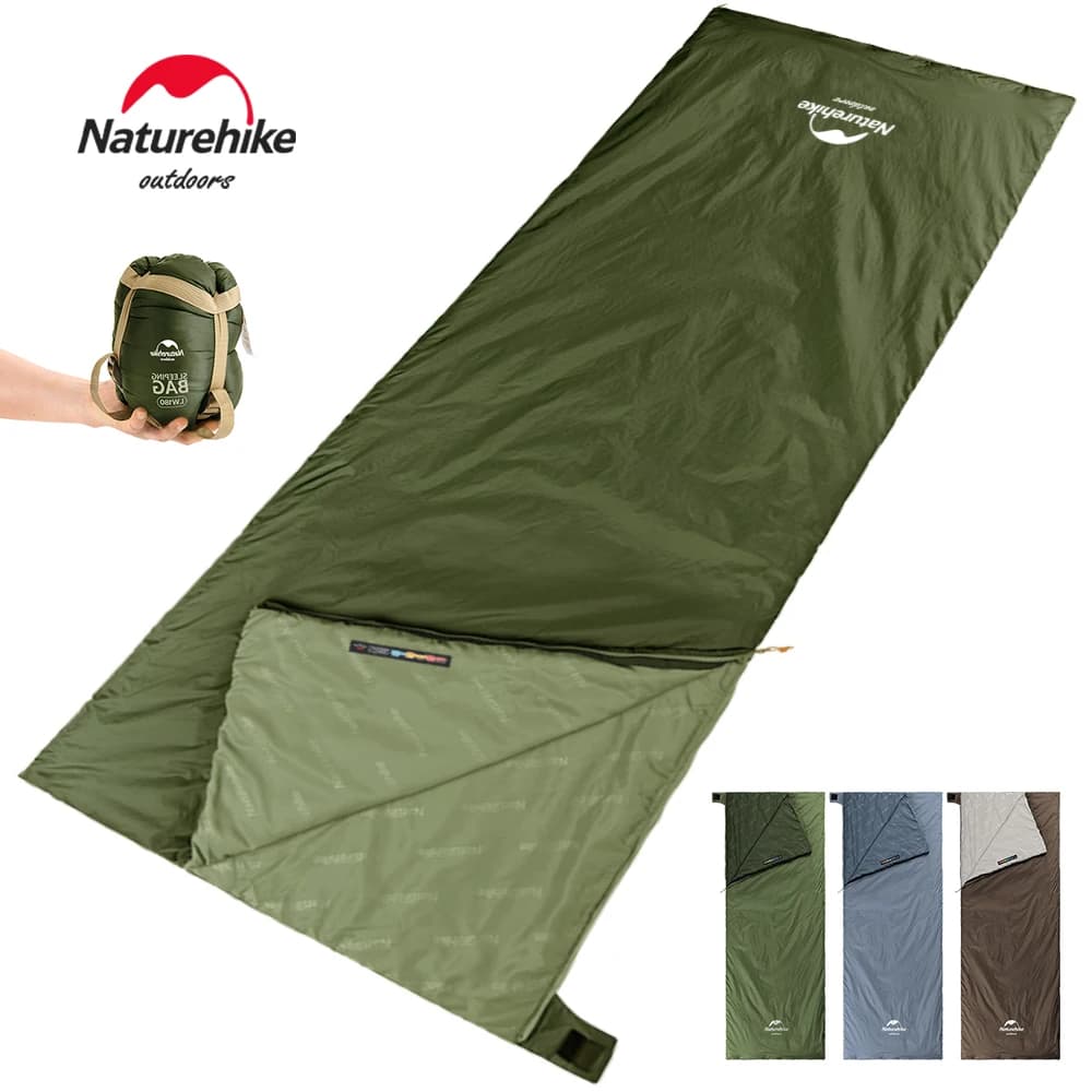 NaturehikeLW180 Sleeping Bag Ultralight Portable Sleeping Bag Spring Summer Sleeping Bag Outdoor Hiking Camping Travel Equipment - Image 2