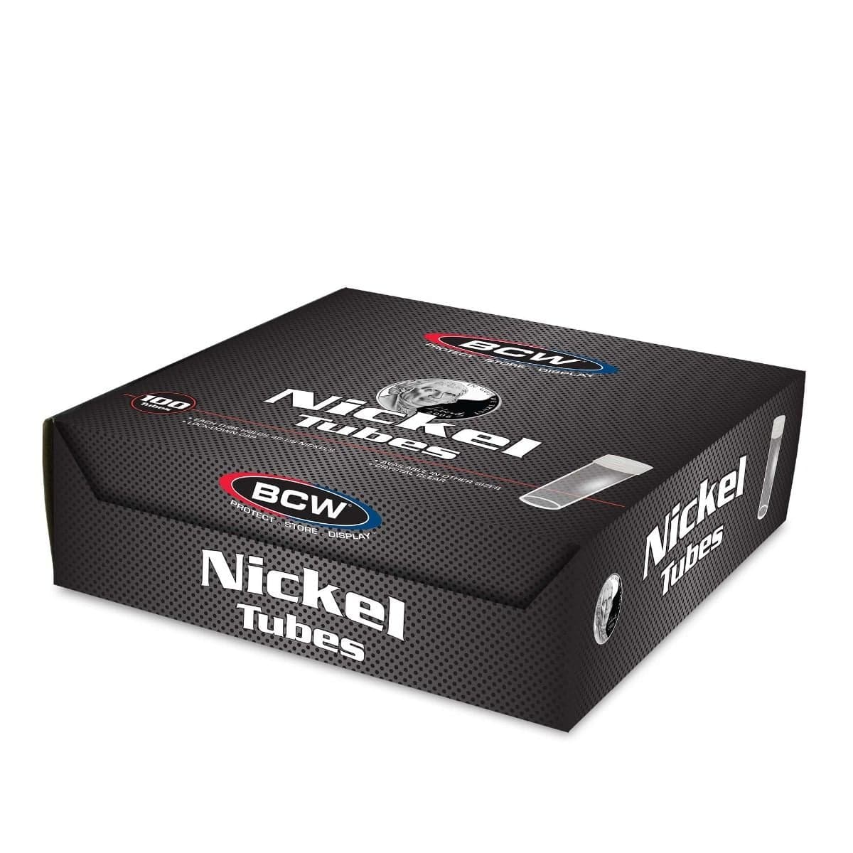 Closed box of BCW Coin Tubes - Nickel