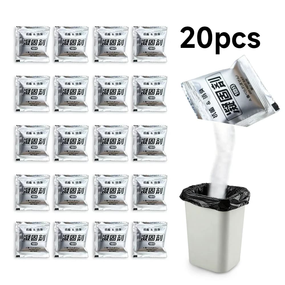 120-12PCS Camping Toilet Chemicals Liquid Waste Gelling Deodorizing Powder Eco Absorbent Gel Camping Toilet for Portable Toilet - Image 1
