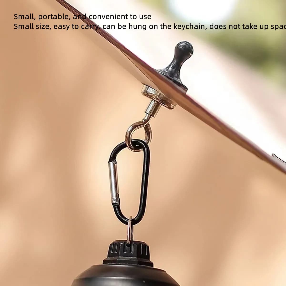 Camping Magnetic Hook Strong Suction Separable Multifunctional Outdoor Tent Canopy Carabiner Magnet Hanger Camping Accessories - Image 2