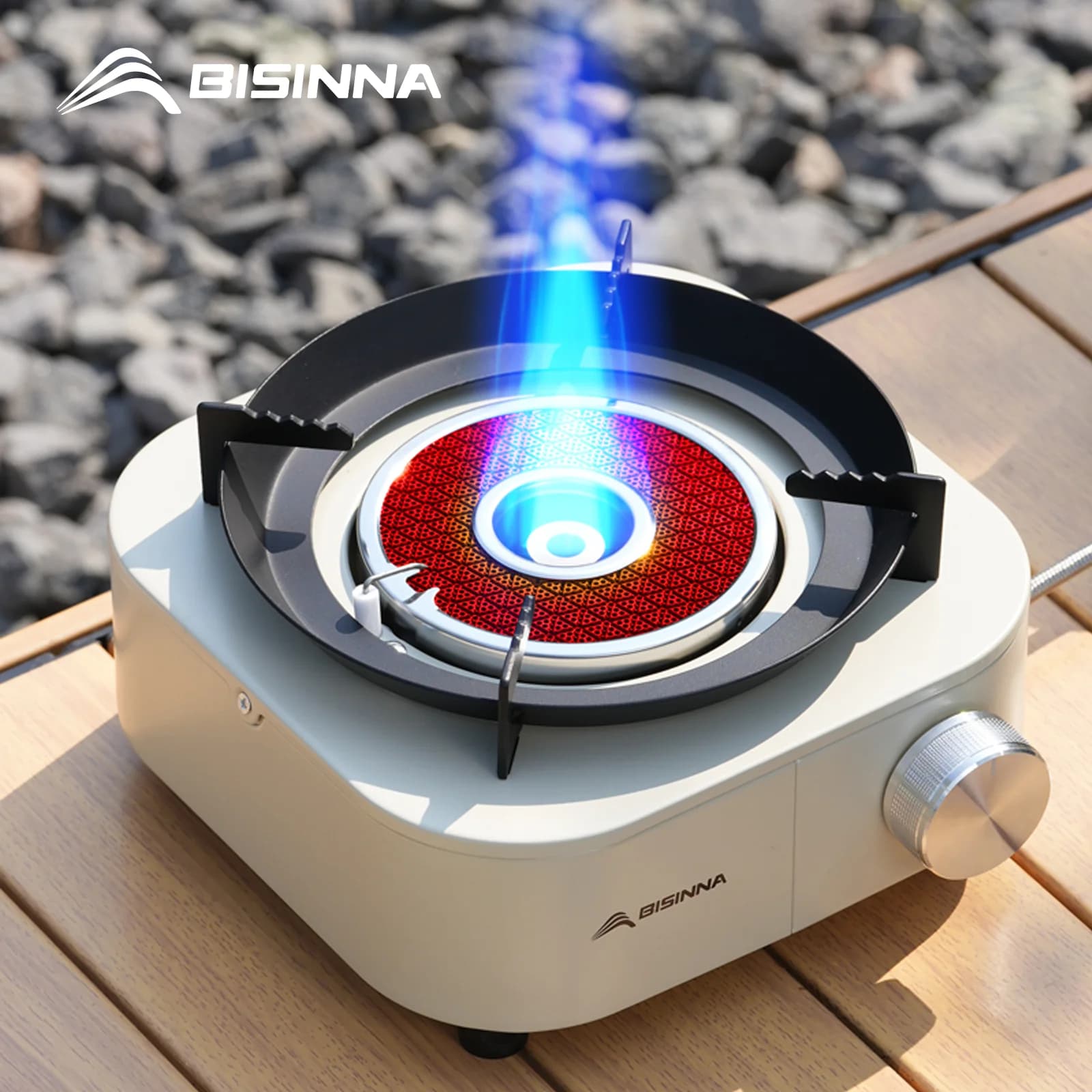 BISINNA 4000W High-power Infrared Stove Portable Lightweight Gas Burner Split Type Stove Outdoor Camping Supplies Picnic Hiking - Image 1