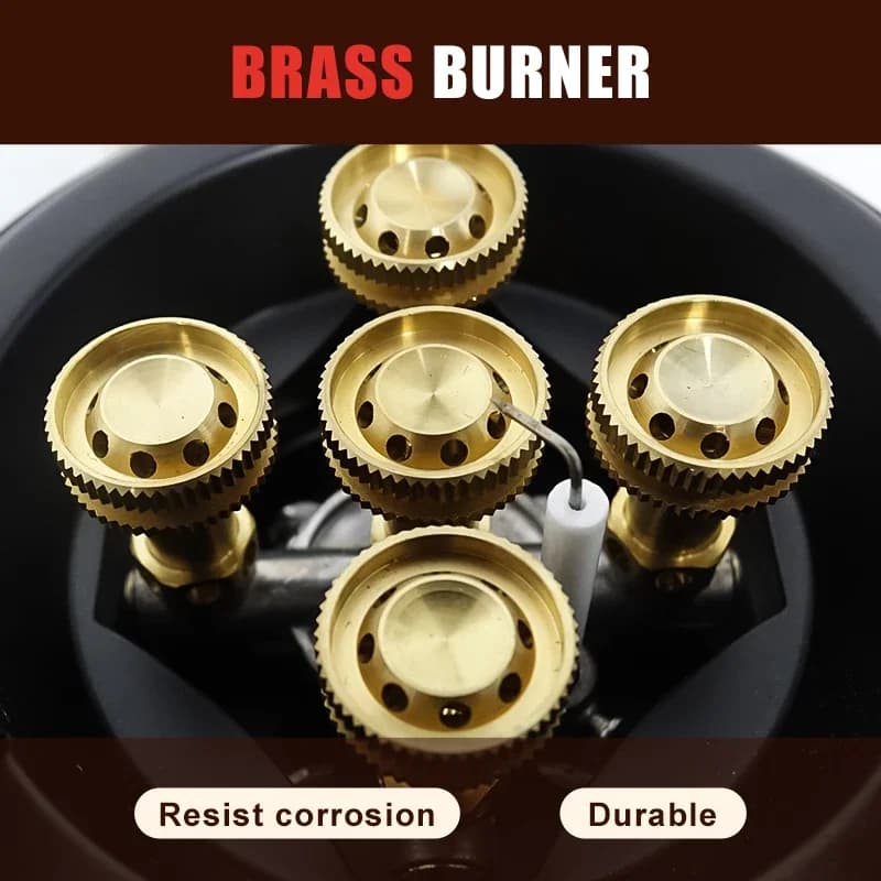 BRS-201A Portable Camping Gas Stove 16000W High Pressured Propane Butane Gas Burner Outdoor Emergency Stove with Piezo Ignition - Image 2