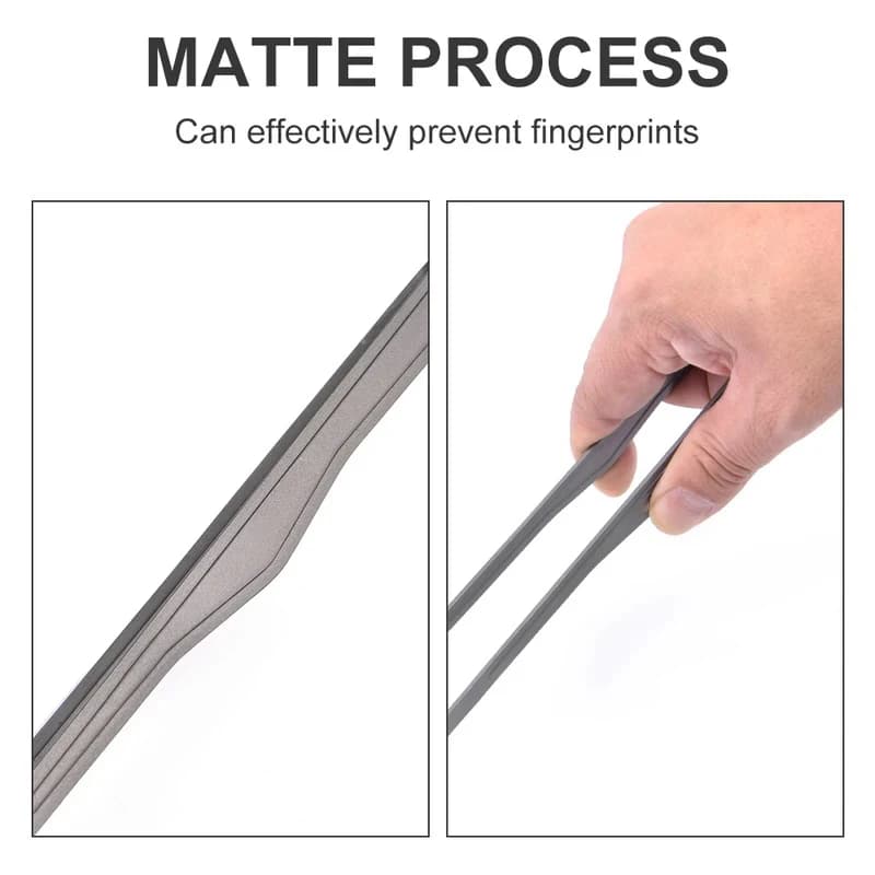 Camping Titanium Tea Cup Clip Outdoor Ultralight Steak Lid Barbecue Antiscalding Tea Tweezer Tableware Toast Tongs - Image 4