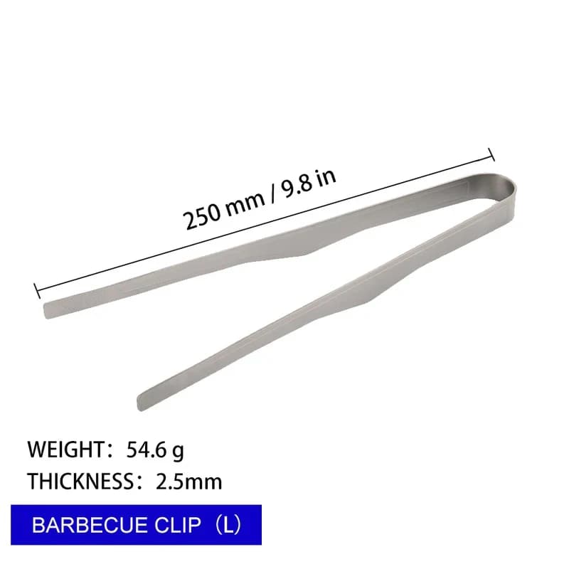 Camping Titanium Tea Cup Clip Outdoor Ultralight Steak Lid Barbecue Antiscalding Tea Tweezer Tableware Toast Tongs - Image 6