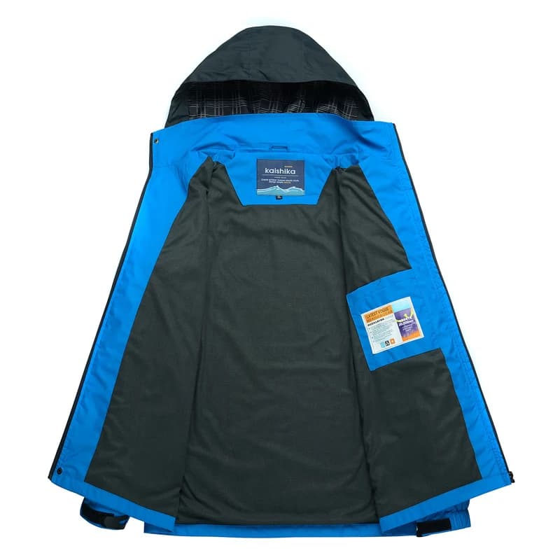 TRVLWEGO Camping Hiking Jacket Men Autumn Outdoor Sports Coats Climbing Trekking Windbreaker Travel Waterproof Jackets Black - Image 5