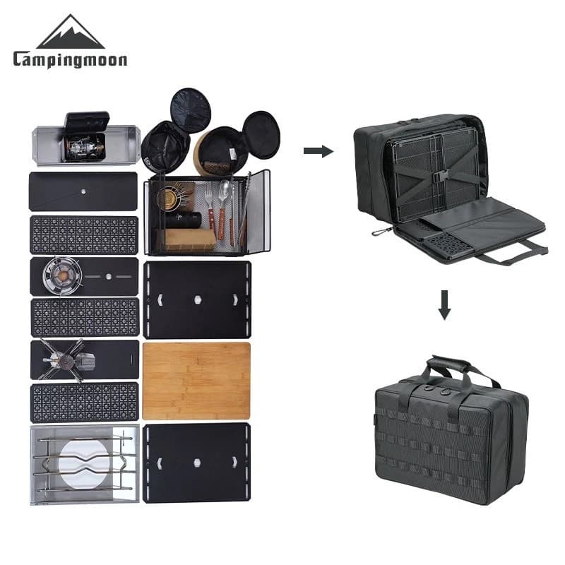 CAMPINGMOON BK-46 Large Capacity Storage Bag Camping IGT Module Collection Storage Bag Outdoor Tactical Packaging Kit - Image 5