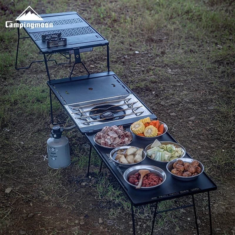 CAMPINGMOON CK-25BK-1PIGT Combination Table Suitable For Snow Peak Stove Cover Outdoor Camping Table Accessories - Image 3