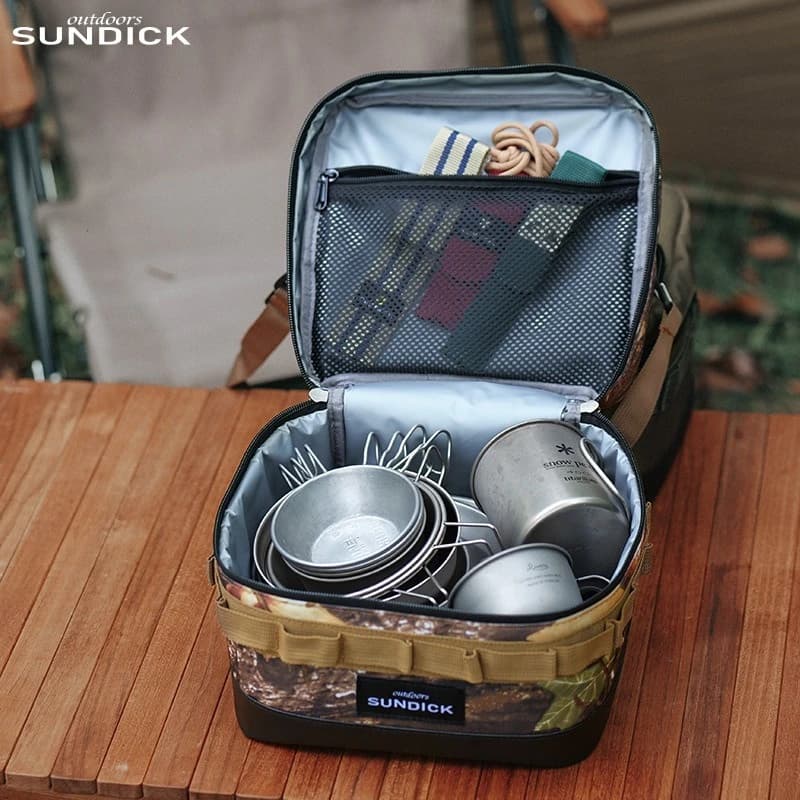 Large Picnic lce Bag 900D Cloth Camping Travel Organizer Waterproof Thermal Lunch Box for Camping BBQ Family Outdoor Activities - Image 3