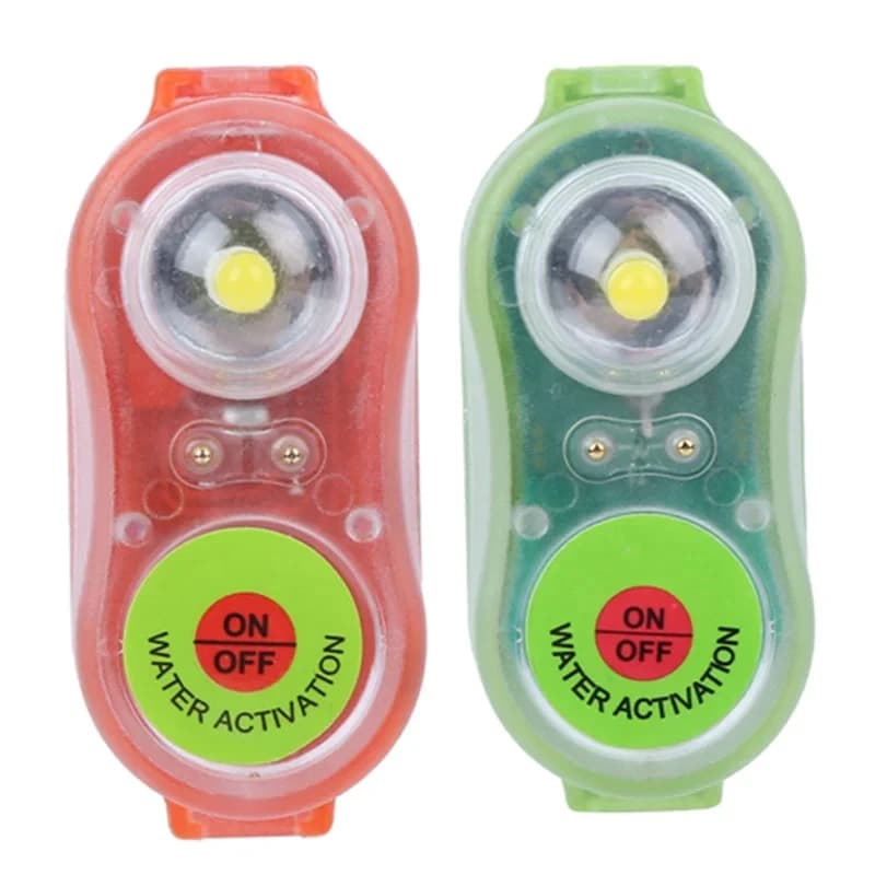 LED Seawater Activated Life Jacket Light Self Lighting Safety Vest Accessory Waterproof Plastic for Adult Child Survival Gear - Image 2