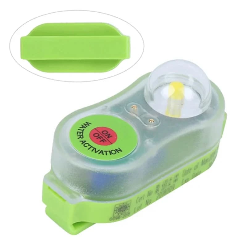 LED Seawater Activated Life Jacket Light Self Lighting Safety Vest Accessory Waterproof Plastic for Adult Child Survival Gear - Image 5