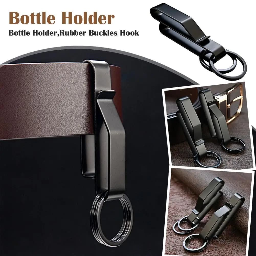 Stainless Steel Waist Hook Molle Hanging Car Key Buckle Key Clip Belt Buckle Outdoor Buckle Keychain Bag Strap Tools - Image 1