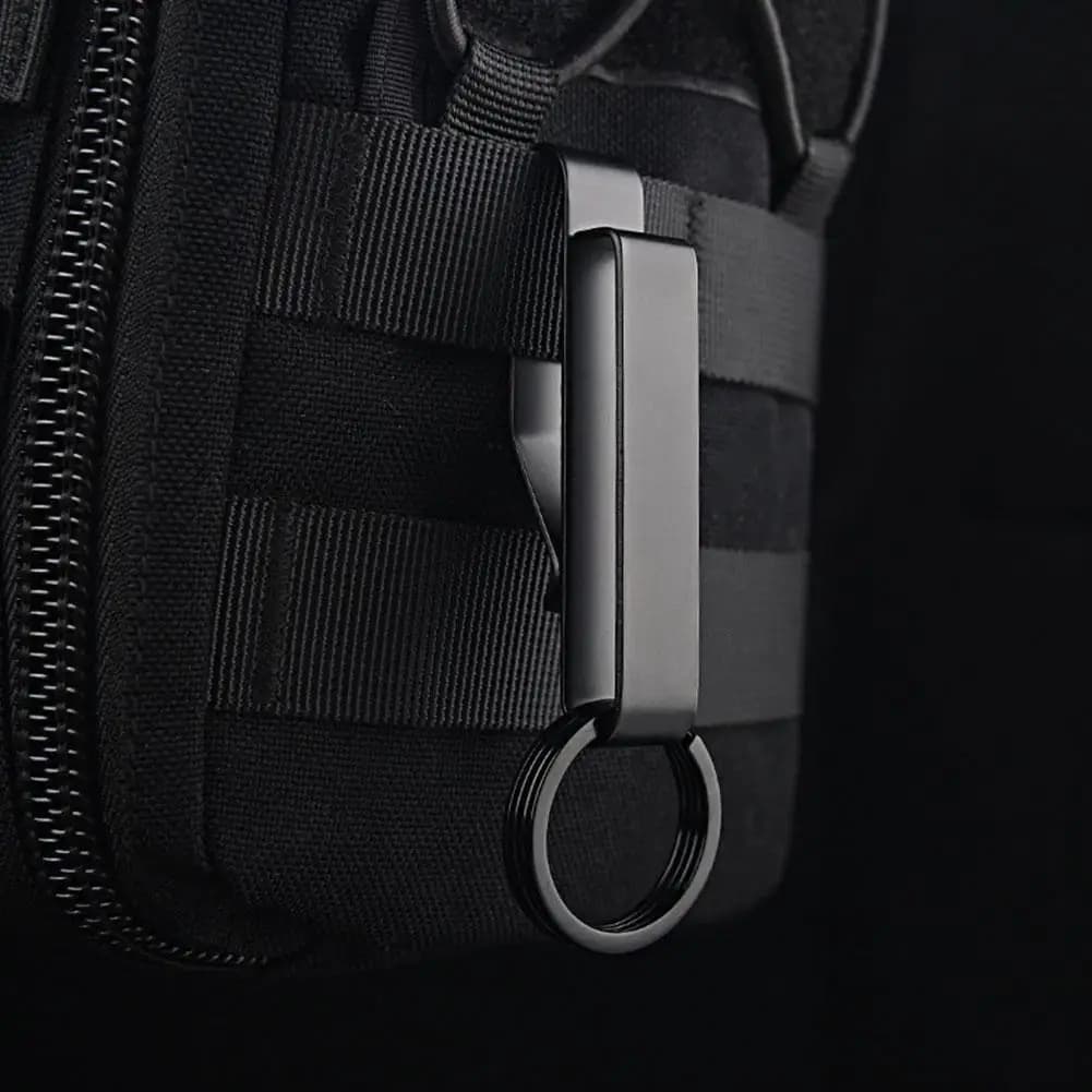 Stainless Steel Waist Hook Molle Hanging Car Key Buckle Key Clip Belt Buckle Outdoor Buckle Keychain Bag Strap Tools - Image 3