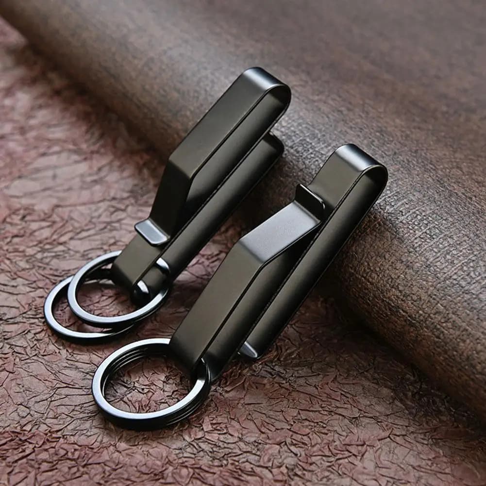 Stainless Steel Waist Hook Molle Hanging Car Key Buckle Key Clip Belt Buckle Outdoor Buckle Keychain Bag Strap Tools - Image 5