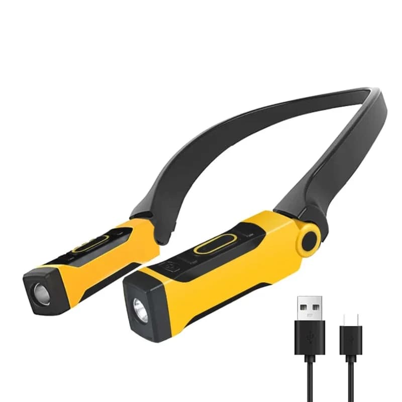 Rechargeable LED Neck Light Book Light for Reading, 2 Brightness Levels, Bendable Arms - Ideal for Reading, Camping, Repairing - Image 6