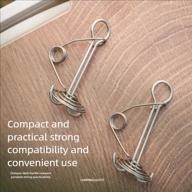 Spring Deck Nails tent pegs for campsite tent, board nails Awning Tent Canopy Stakes, outdoor shelter Hiking Tent Accessories - Image 5
