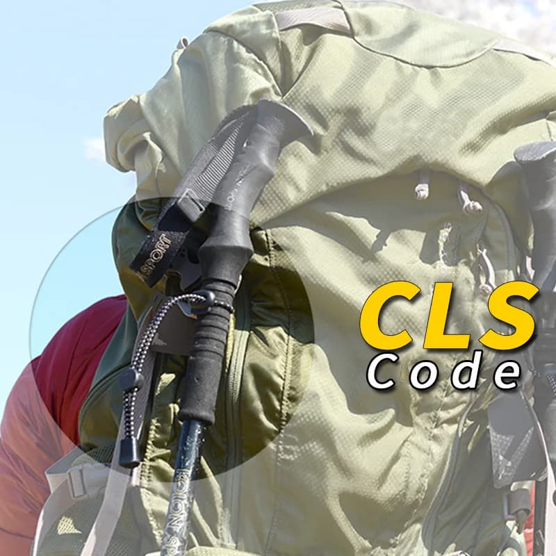 2pcs Backpack Walking Stick Holder Trekking Hiking Pole Fixing Tie Cord Rope Outdoor Sports Small Tools for Camping Mountain - Image 2