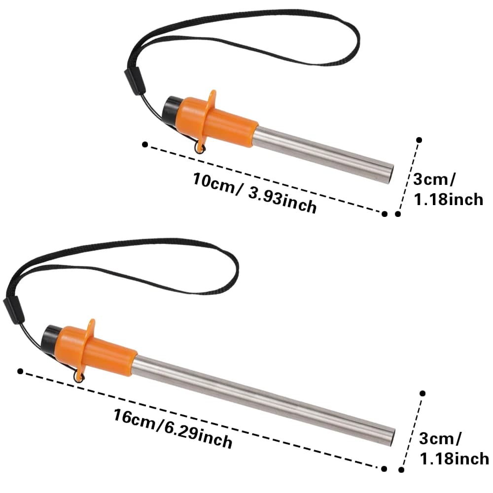 Pandatour 1/2PCS Outdoor Camping Mini Electric Lighter Kitchen Household Stove Lgniter Stainless BBQ Piezo One Click Ignition - Image 6