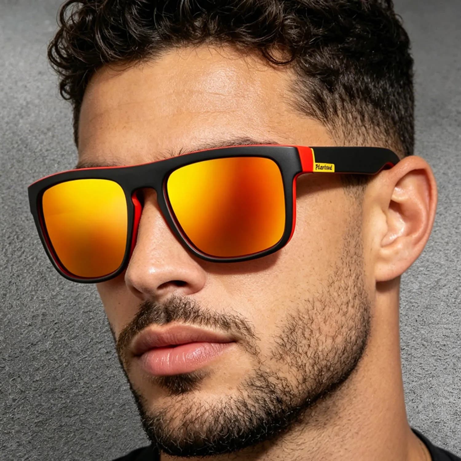 Fishing Glasses Fishing Polarized Square Sunglasses Sports Driving Fishing Shades Outdoor Eyewear for Cycling Travel Daily Wear - Image 2