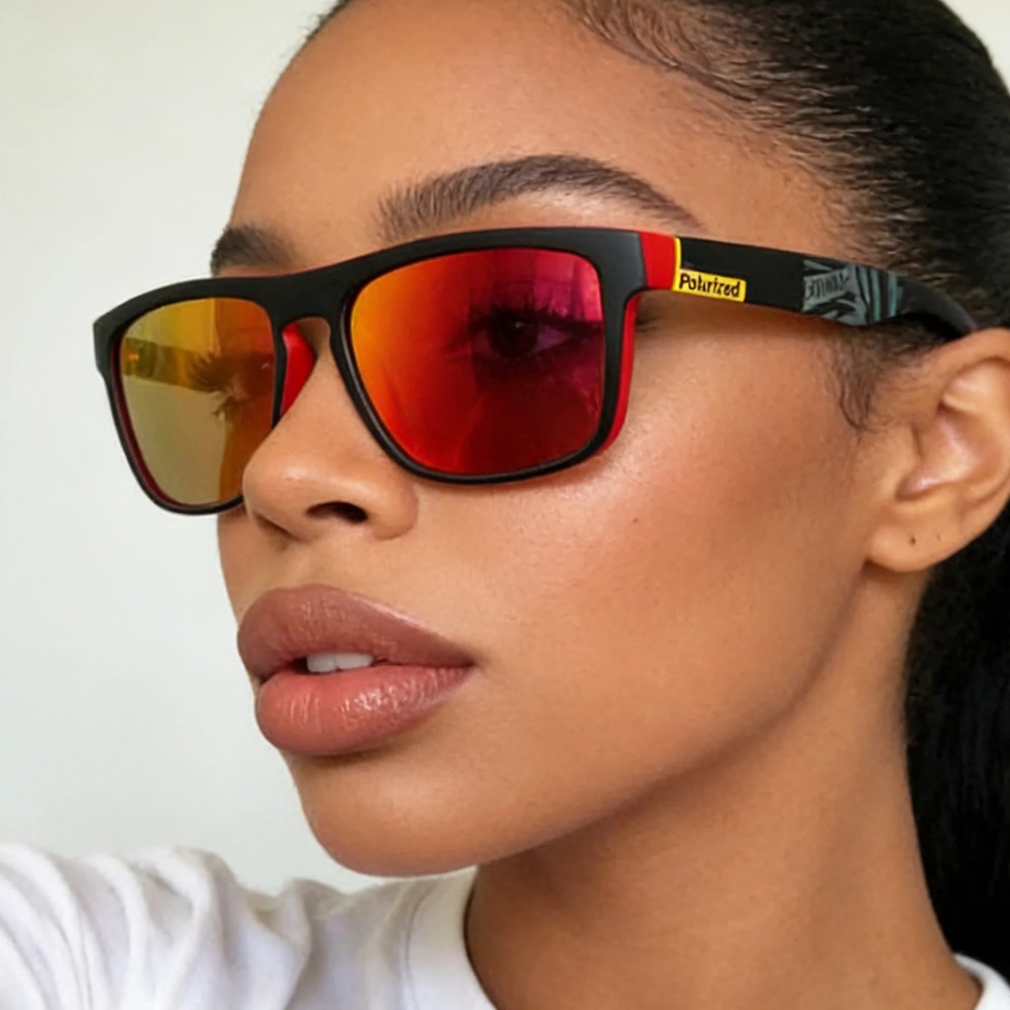 Fishing Glasses Fishing Polarized Square Sunglasses Sports Driving Fishing Shades Outdoor Eyewear for Cycling Travel Daily Wear - Image 3