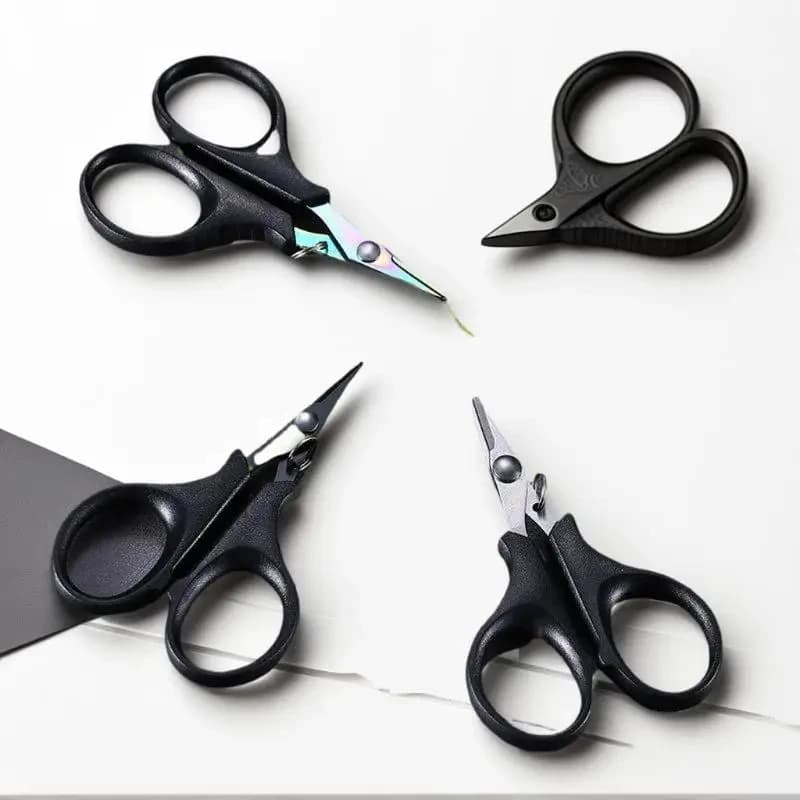 Titanium Coating Stainless Steel Fishing Scissor Plier Cut PE Braid Line Cutter Plies Carp Fishing Accessories Tools - Image 1