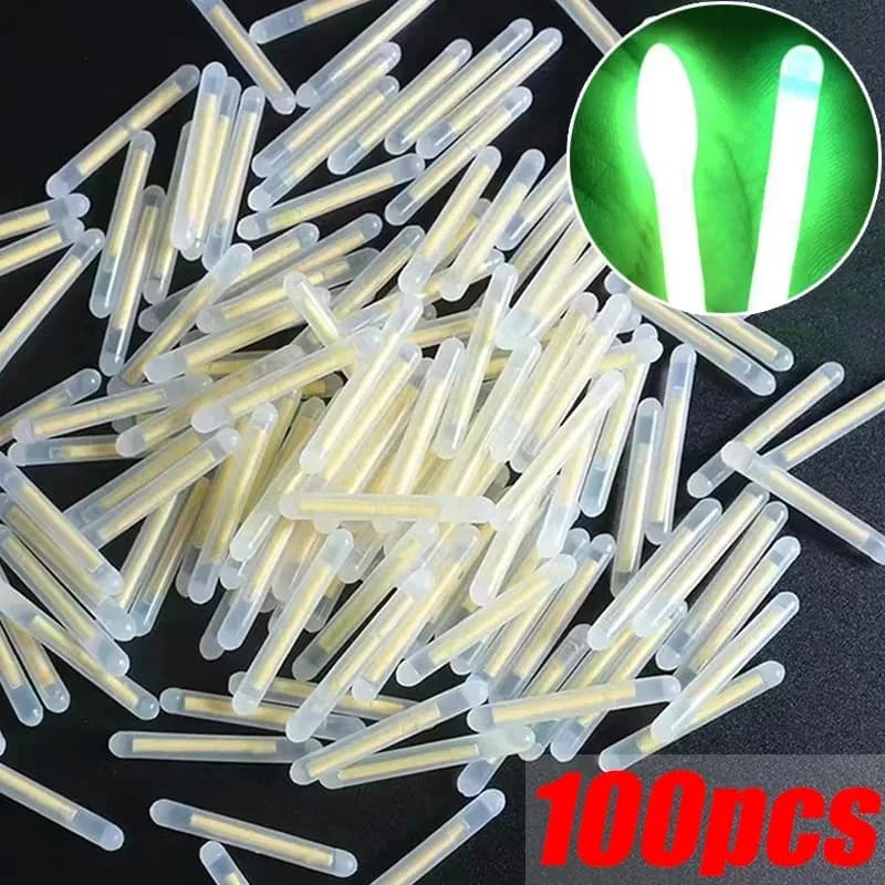 BRAVMACK 50/100pcs Outdoor Fishing Fluorescent Rod Firefly Fluorescent Rod Light Fishing Floating Rod Light Dark Luminous Rod - Image 2