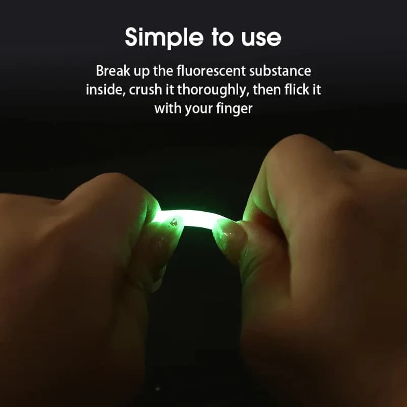 BRAVMACK 50/100pcs Outdoor Fishing Fluorescent Rod Firefly Fluorescent Rod Light Fishing Floating Rod Light Dark Luminous Rod - Image 3