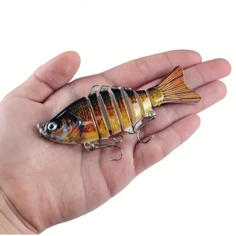 5pcs Multi Jointed Bait 7-Segment Fishing Lures Swimbait Bionic Wobbler - Image 4