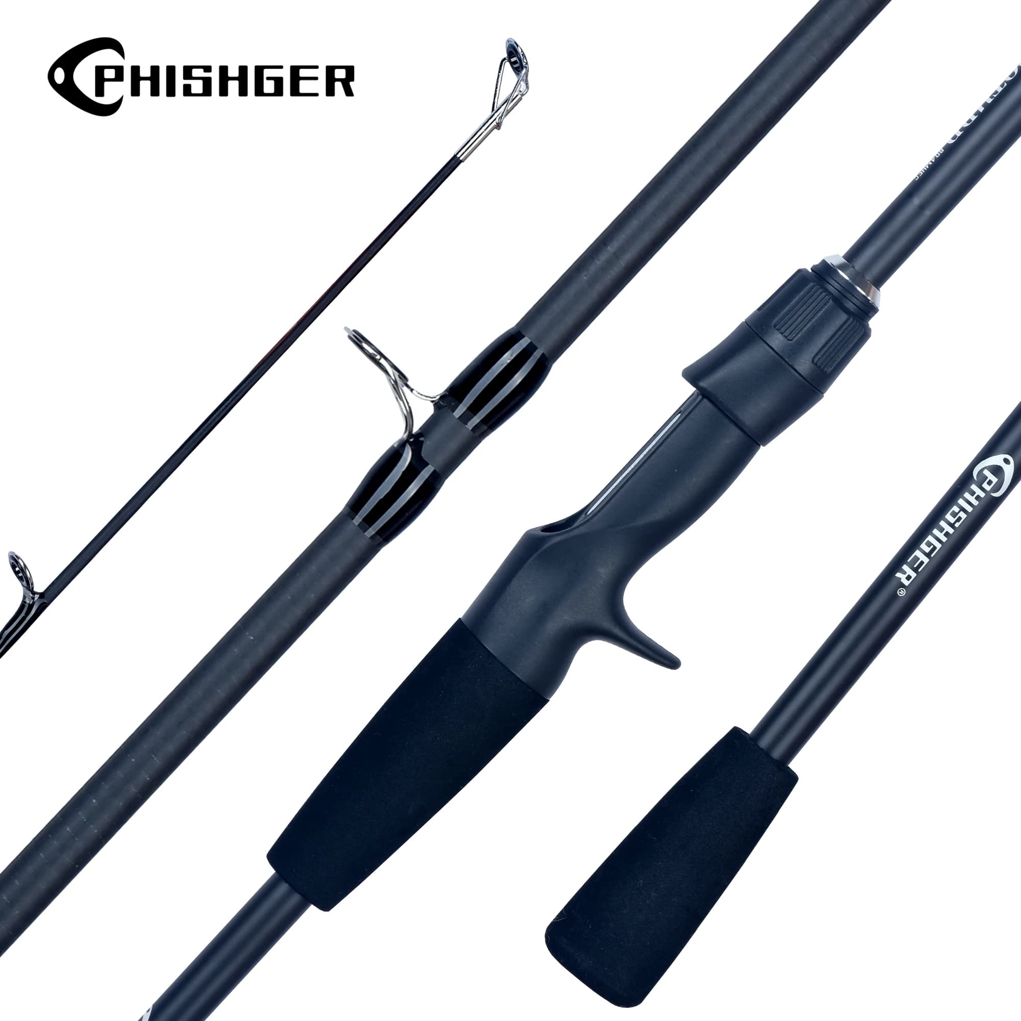 PHISHGER Spinning Baitcasting Travel Carbon Mini Goods For Fishing Rods Casting Weight 5-30g M Fast Ultralight Lure Trout Pole - Image 1