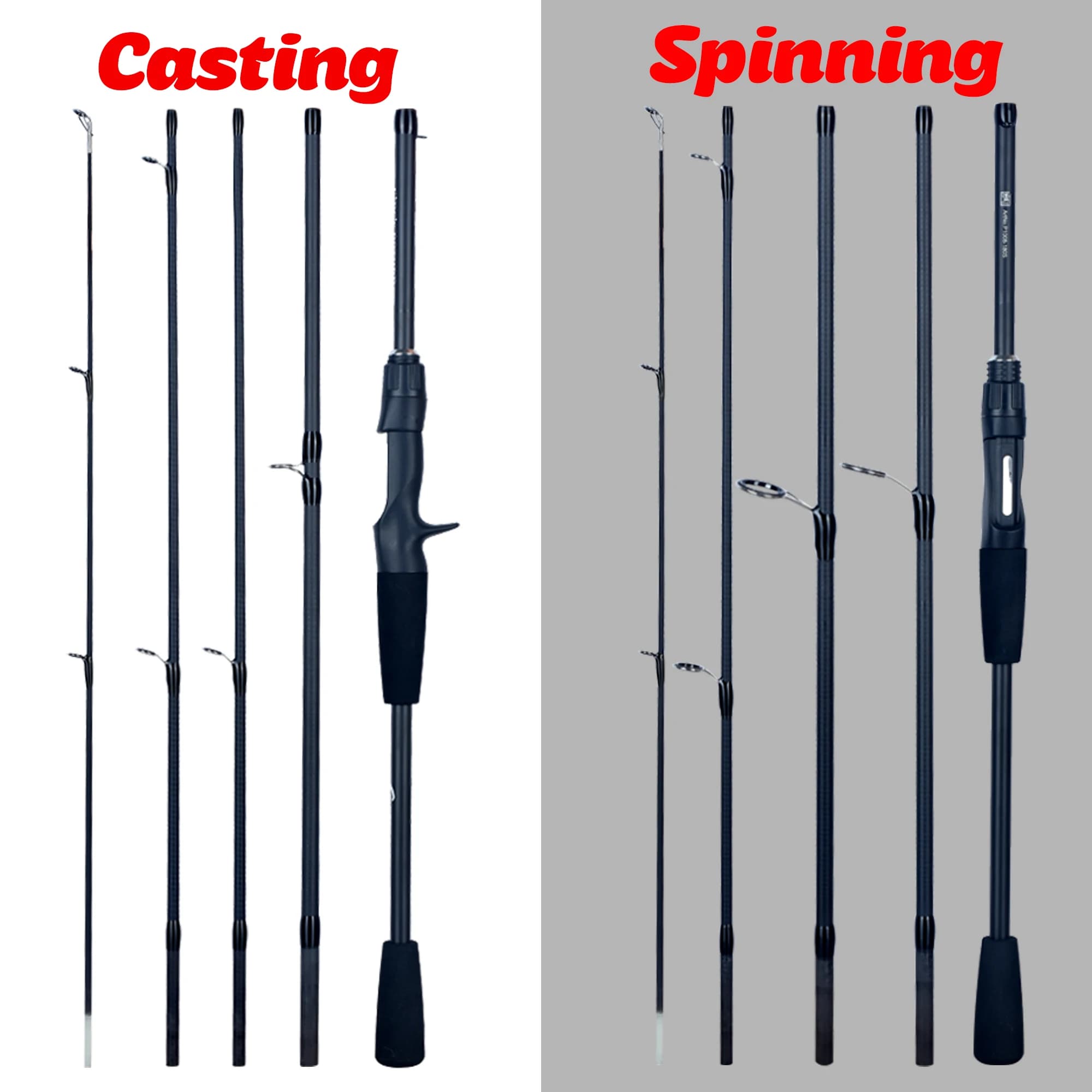 PHISHGER Spinning Baitcasting Travel Carbon Mini Goods For Fishing Rods Casting Weight 5-30g M Fast Ultralight Lure Trout Pole - Image 6