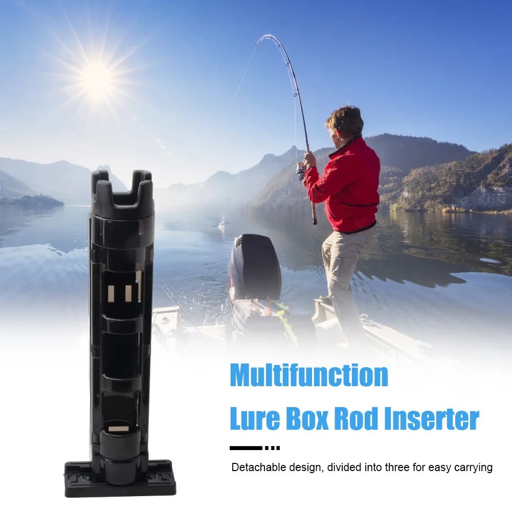 Multifunctional Portable Fishing Box Rod Stand Fishing Box Rod Barrel Holder Fishing Box Pole Accessories - Image 3
